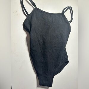 Basic black leotard